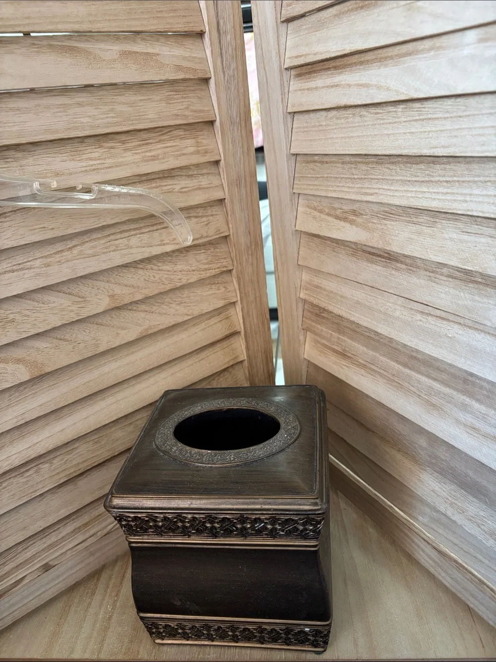 Decorative Heavyweight Tissue Box Holder